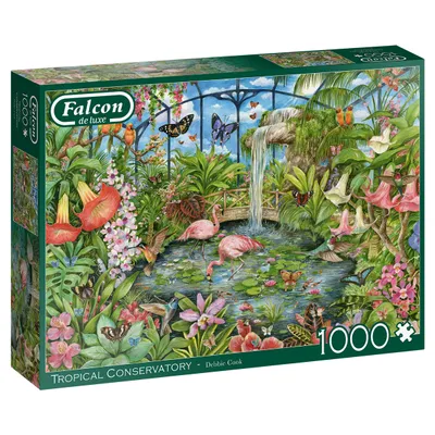 Produktbild von Falcon de luxe Tropical Conservatory - 1000 Teile, 1000 Stück(e), Flora & Fauna, 12 Jahr(e)