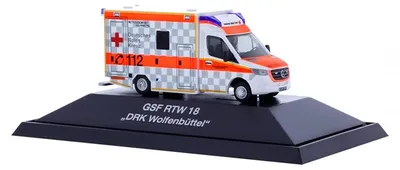 Produktbild von Rietze 76117 - 1/87 GSF RTW ´18 DRK Wolfenbüttel - Neu