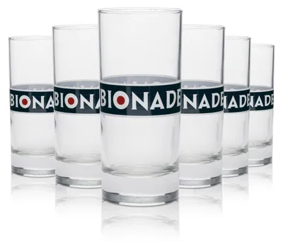 Produktbild von 6x Bionade Softdrinks Glas 22cl Longdrink rund Libbey