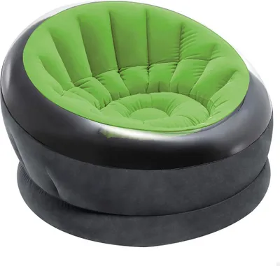 Produktbild von Intex Aufblasmbel Lounge Sessel Empire Chair gran/schwarz ,68581NP, 112 x 109 x 69 cm