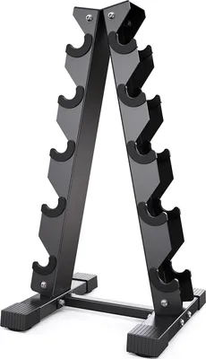 Produktbild von Haltergestell mit 5 Ebenen - Gewichtsstandard - Haltergriff - Heimtraining - Freie Halter - Langlebiges Design - Gewichtsstandard