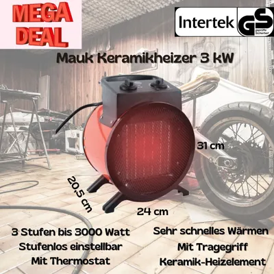 Produktbild von Keramikheizer 3kW
