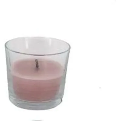 Cactula Outdoor-Kerze im Glas – Altrosa S – 14 cm