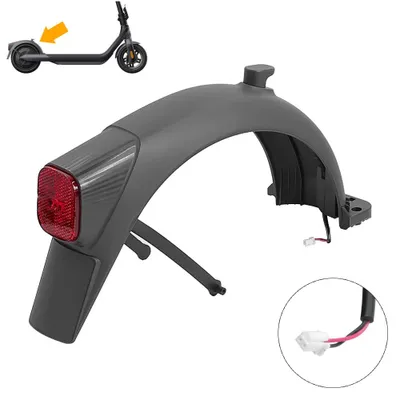 Produktbild von Schutzblech Hinten + Rücklicht & Halterung Für Segway Ninebot E2 Pro