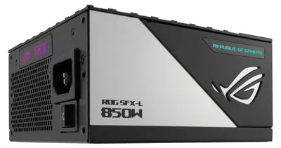 Produktbild von ASUS ROG Loki SFX-L 850W Platinum Netzteil 24-pin ATX Schwarz, Silber