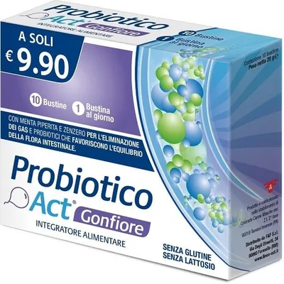 Obrázok produktu pre PROBIOTICO ACT GONFIORE, 10 dávok
