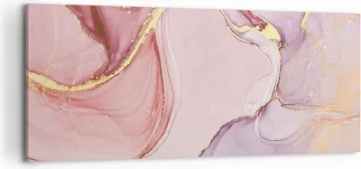 Produktbild von Bild auf Leinwand - Leinwandbild - Einteilig - Abstraktion Marmor Rosa - 120x50cm - Wand Bild - Wanddeko - Wandbilder - Leinwanddruck - Bilder - Wanddekoration - Leinwand bilder - AB120x50-4528