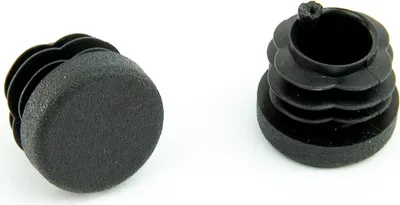 Produktbild von 2 Stück Fahrrad Stopfen Universell End Kappen Cap 14-17 mm schwarz