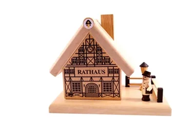 Produktbild von Räucherhaus Rathaus Höhe=7,5cm NEU