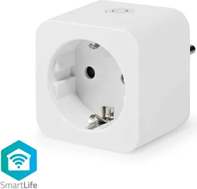 Produktbild von NEDIS SmartLife wi fi smart plug - Steuerung von Haushaltsgeräten aus der Ferne - Kompatibel mit Amazon Alexa, Siri oder Google Home - Für den Innenbereich.