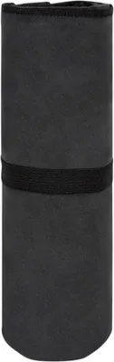 Produktbild von crivit Mikrofaser Handtuch, Sporthandtuch, mit Reißverschlusstasche, 80 x 130 cm, Schwarz