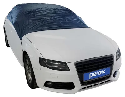 Produktbild von PETEX Autoabdeckung Halbgarage Größe L (ca 287 x 145 x 61 cm), Nylon, blau