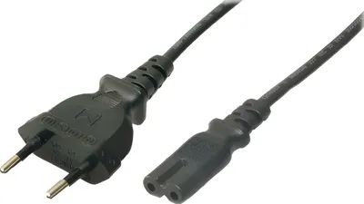 Immagine prodotto di Logilink Power Cord, Euro - Euro8, black, 1,80m