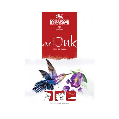 Obrázek produktu pro Koh-I-Noor Blok do tuszu Art Ink A4 25 arkuszy 350g