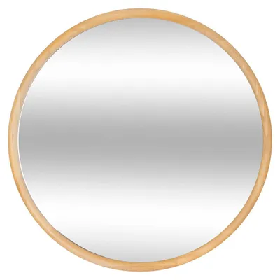 Produktbild von Spiegel rund kim holz d55cm  - Atmosphera créateur d'intérieur