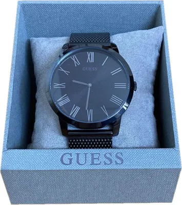 Produktbild von elegante Guess Herren Armbanduhr Uhr Modell Richmond W1263G3 Edelstahl schwarz