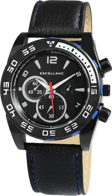 Produktbild von Herrenuhr Uhr Armband Kunstleder schwarz sportlich