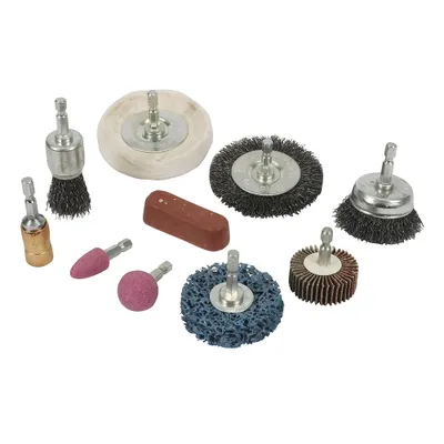 Image de Embouts de ponçage et de polissage, jeu de 10 pièces 6 mm
