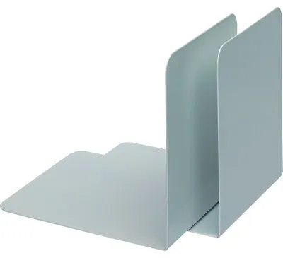 Produktbild von Alco Buchstütze Metall 125x140x140mm weiß 2 Stück