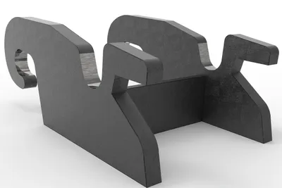 Produktbild von Adapter Joma-Tech CW05 Verachtert Schnellwechselsystem - [ CW05  ] [mit aufgeschweißter Grundplatte]