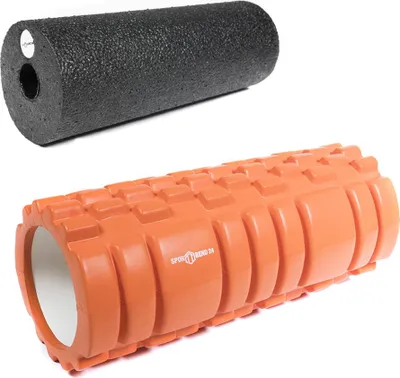 Produktbild von Faszienrolle mit Noppen Orange + Faszienrolle 15cm
