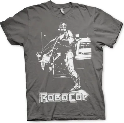 Immagine prodotto di Maglietta con poster di Robocop - XX-Large - Grigio scuro
