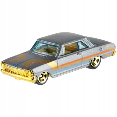 Produktbild von Hot Wheels '63 Chevy II Satin & Chrome