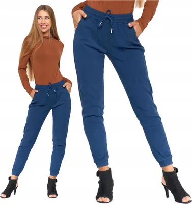 Produktbild von Moraj | Damen Joggerhose - Größe L - Denim - Elastisch - Bequeme Passform
