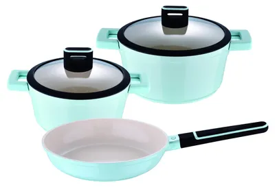 Kochtopf-Set 5-tlg., Aluguss, 20+24 cm + Pfanne 24 cm