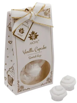 Produktbild von Dekoratives Raumduft-Set: 6 Vanille Cupcakes für langanhaltenden Duft