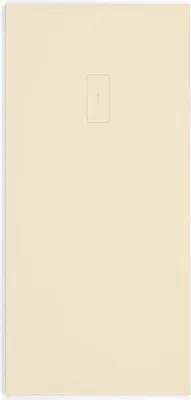 Produktbild von Mineralguss-Duschwanne extra flach FUSION Schieferoptik BEIGE 100x140cm