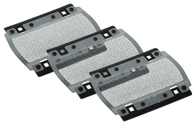 Produktbild von vhbw 3x Scherblatt Ersatz für Braun 614, 615 für Rasierer Schwarz Silber