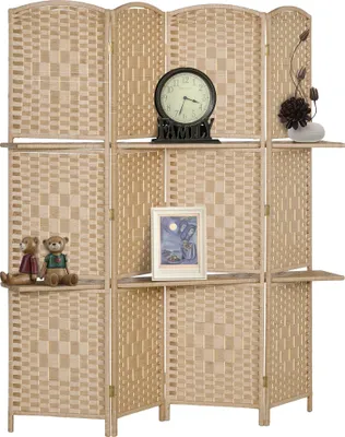 Obrázek produktu pro Rozdělovač prostoru, skládací design, konstrukce z dřeva, T1003-01-16768