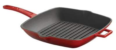Obrázek produktu pro LAVA METAL Litinová grilovací pánev 26x26 cm - červená