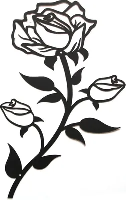 Immagine prodotto di Decorazione da parete rosa nera in metallo 38 cm per casa ufficio interno esterno