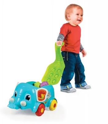 Obrázek produktu pro Clemmy baby - Vozík slon s kostkami