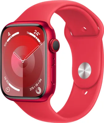 Produktbild von Apple Watch Series 9 GPS+ Cellular 45 mm Aluminuimgehäuse Product red Sportarmband