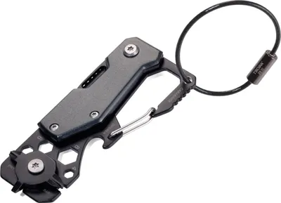 Image de TROIKA KTL25-TI, Porte-clés, Noir, Aluminium, Acier inoxydable, Titane, Adulte, 39 mm, 8 mm