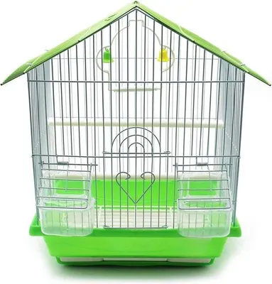 Produktbild von Famanu Vogelkäfig - Robuste und vielseitige Vogelvoliere für Parkieten und Kanarienvögel