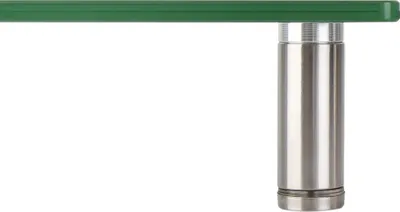 Produktbild von Monitorständer ER150GSD, Edelstahl/Glas, 100x26x9,3cm, 20kg Tragkraft, für 13-32 Zoll Monitore