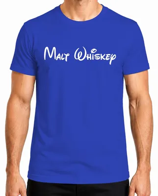 Imagen del producto de Camiseta para hombre, color azul, talla 3XL, con diseño de parodia de whisky escocés de malta, ideal como regalo para amantes del whisky