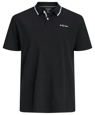 Produktbild von Jack&Jones Übergrößen Poloshirt schwarz JJBLAZE