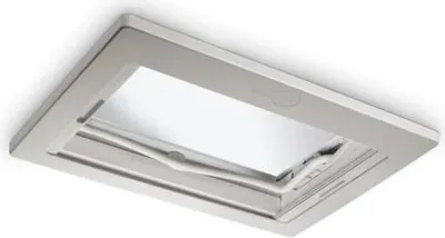 Image de Dometic Midi Heki Style Trappe de toit avec levier 700x500mm - Blanc