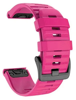 Produktbild von By Qubix Silikonarmband - Rosa - passend für Garmin Forerunner 745 / 935 / 945 / 955 / 965