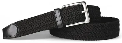 Produktbild von Stretchgürtel XXL Übergröße 3,5 cm schwarz, elastisch, Stoffgürtel FRONHOFER