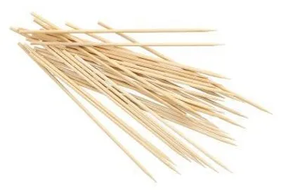 Produktbild von Papstar Schaschlikspieße, Bambus Ø 2,5 mm 15 cm, 20 x 250 Stück