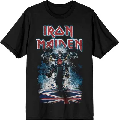 Produktbild von Iron Maiden T-Shirt Herren Eddie Biker schwarz L