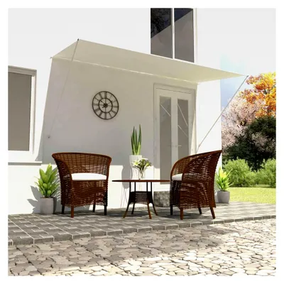 Produktbild von Einziehbare Markise 300×150 cm Creme für Außenbereiche, Gärten und Innenhöfe