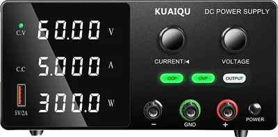 Obrázek produktu pro KUAIQU Laboratorní napájecí zdroj, přepěťová ochrana, rychlé nabíjení USB, SPPS-G605 60V5A