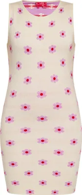 Produktbild von SWIRLY damen kleid - creme lila rot, XL